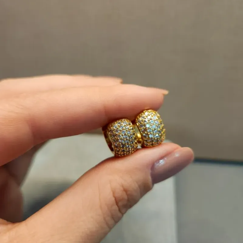 BRINCO ARGOLA OURO GORDINHA Z