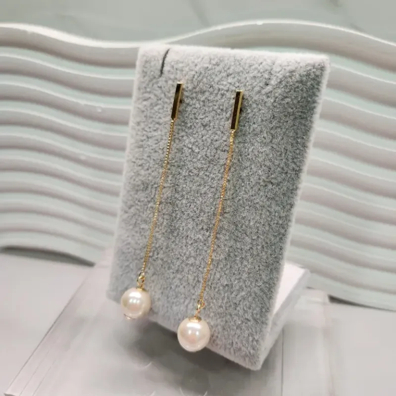 BRINCO OURO PENDULO PÉROLA