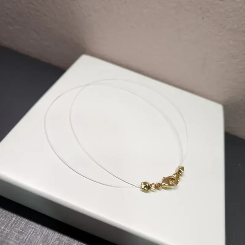 COLAR OURO INVISIVEL