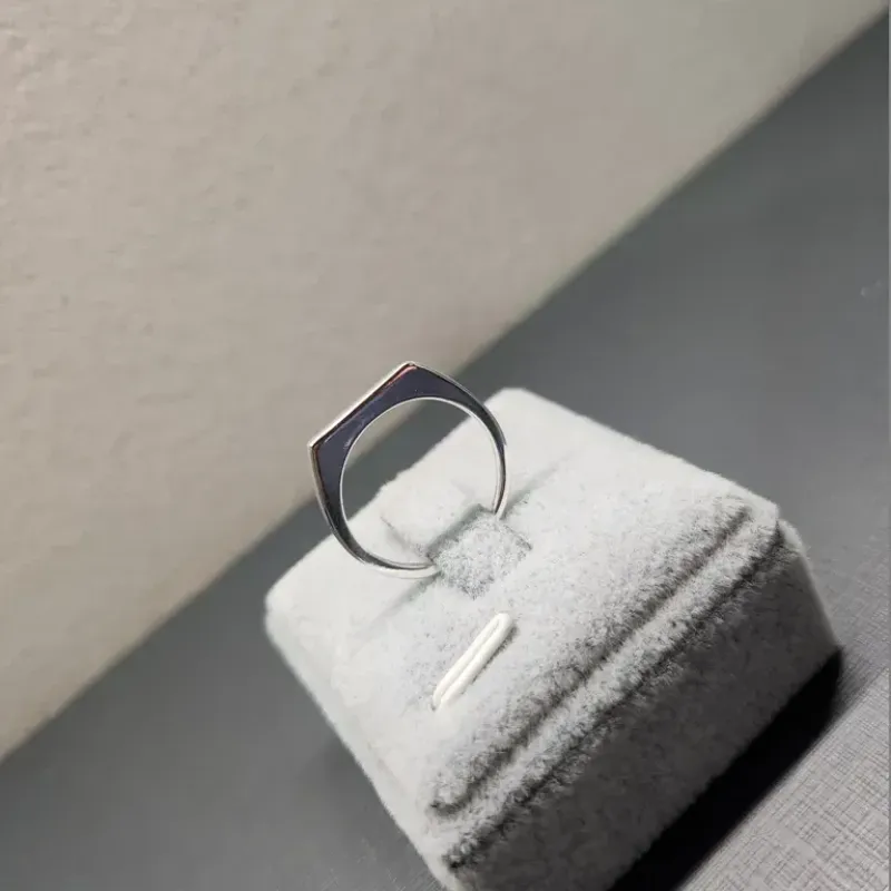 ANEL PRATA RETO LISO