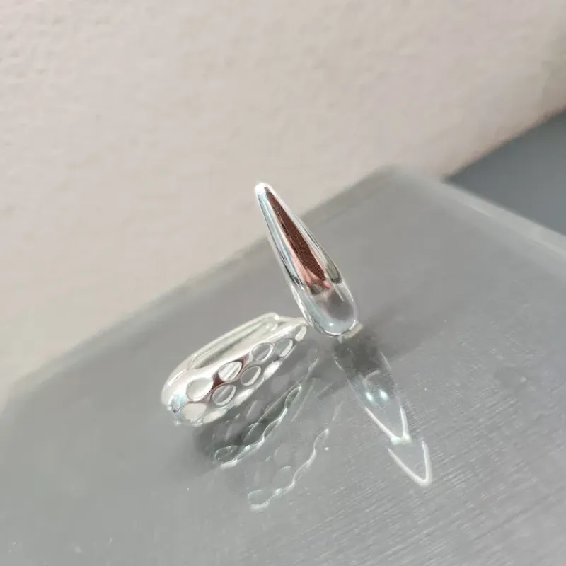 BRINCO PRATA ARGOLA GOTA L G