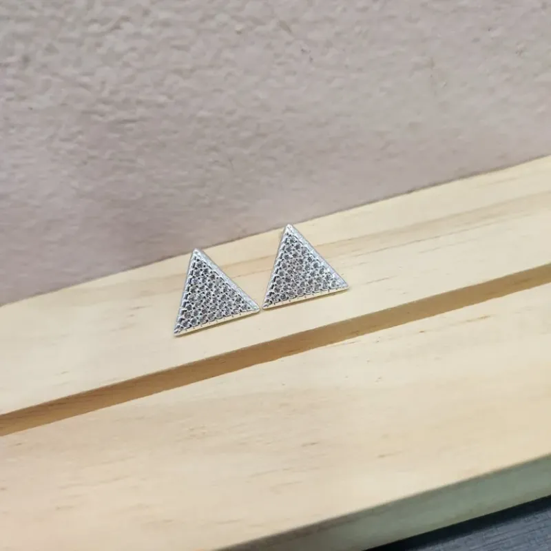 BRINCO PRATA TRI ZIR G