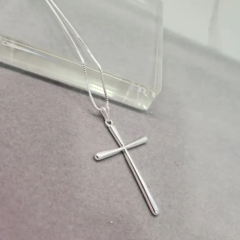 COLAR PRATA CRUZ