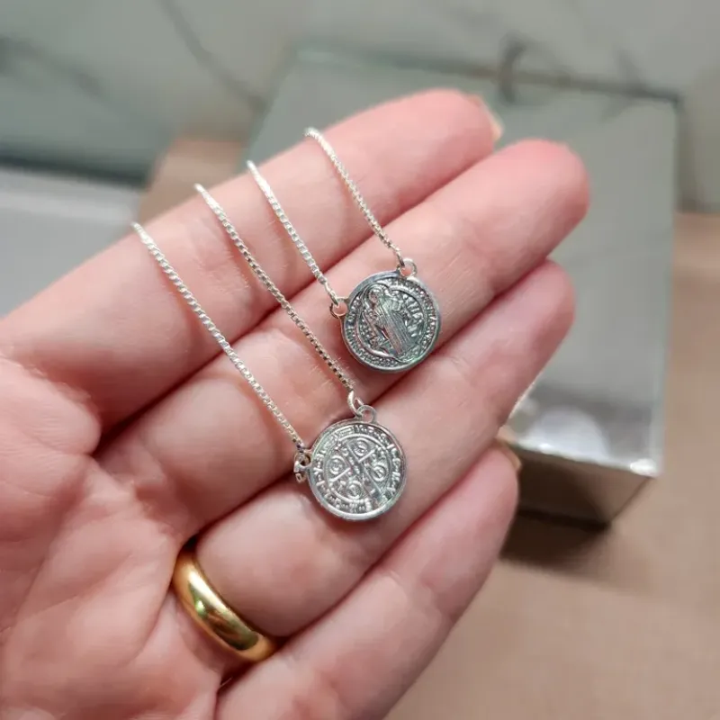 COLAR PRATA ESCAPULARIO SB