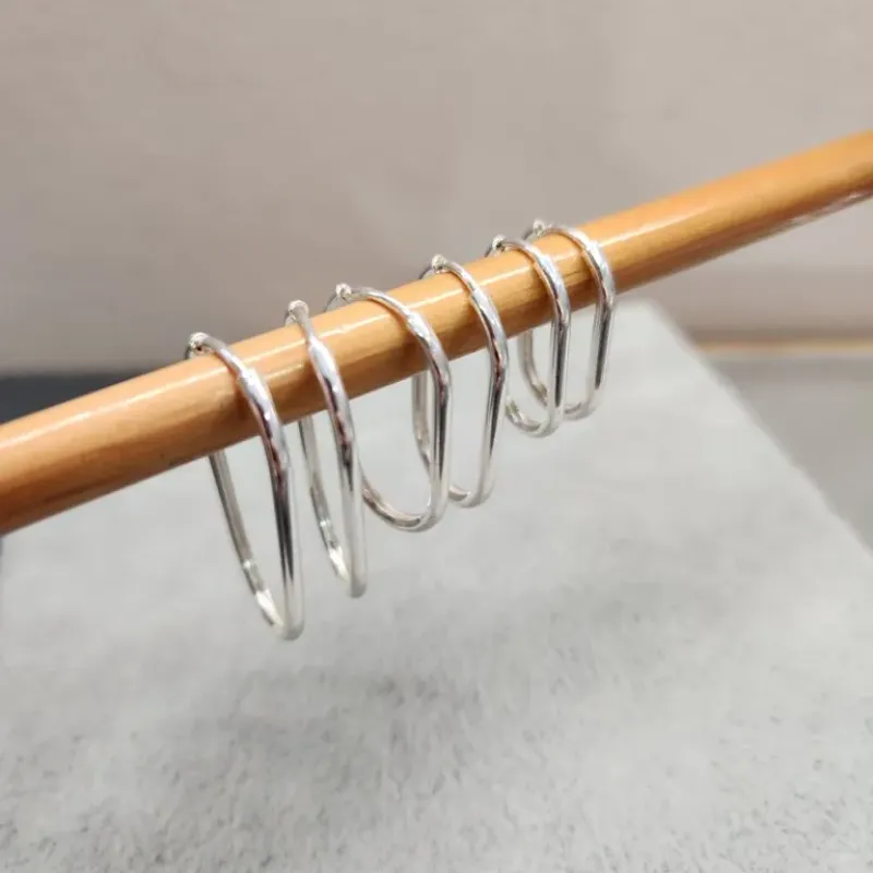 BRINCO PRATA TRIO ARG FIO  OVAL