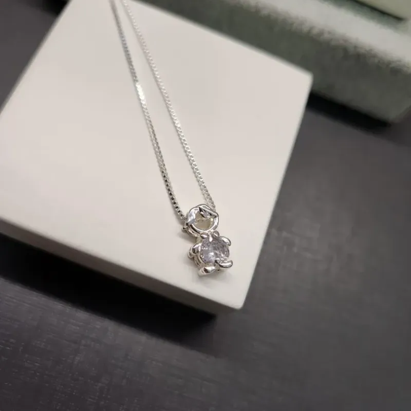 COLAR PRATA MENINO CRISTAL