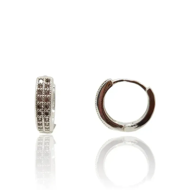 BRINCO PRATA ARGOLA 2 Z M