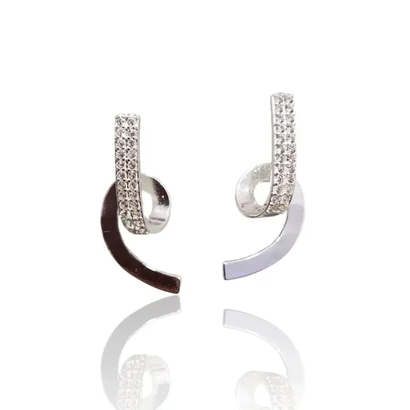 BRINCO PRATA FIO TORTO L Z