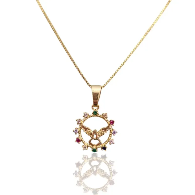 COLAR OURO DIVINO CRUZ C