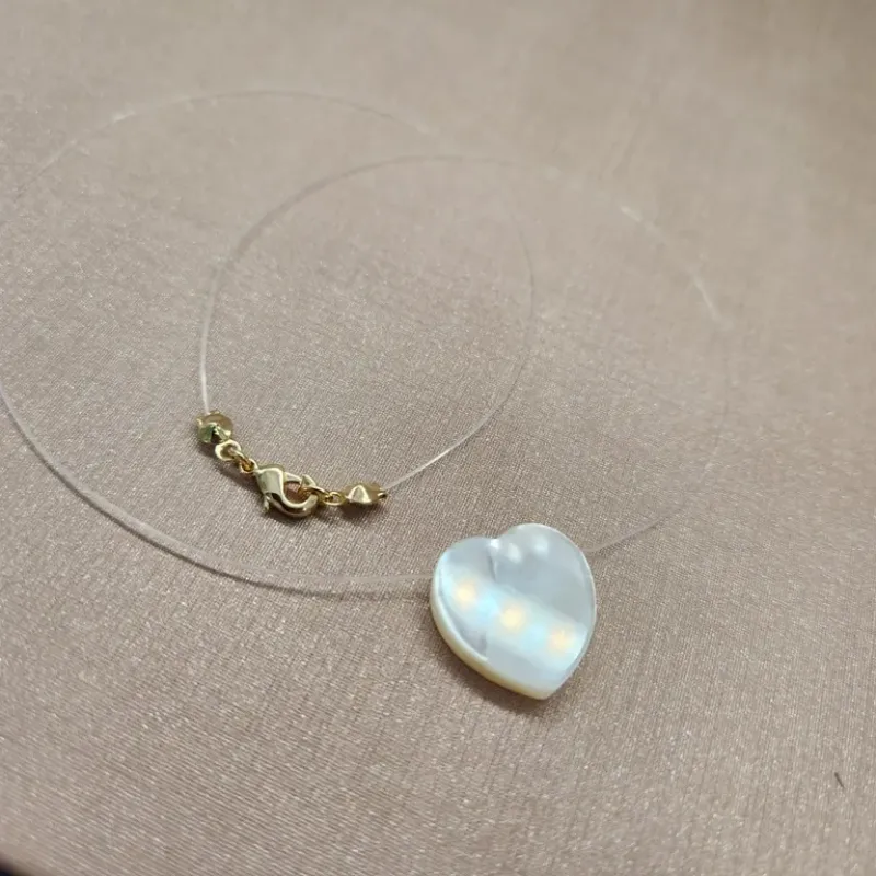 COLAR OURO INV CORAÇÃO MADR