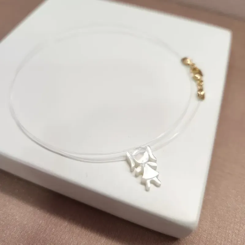 COLAR OURO INV MENINA MADR