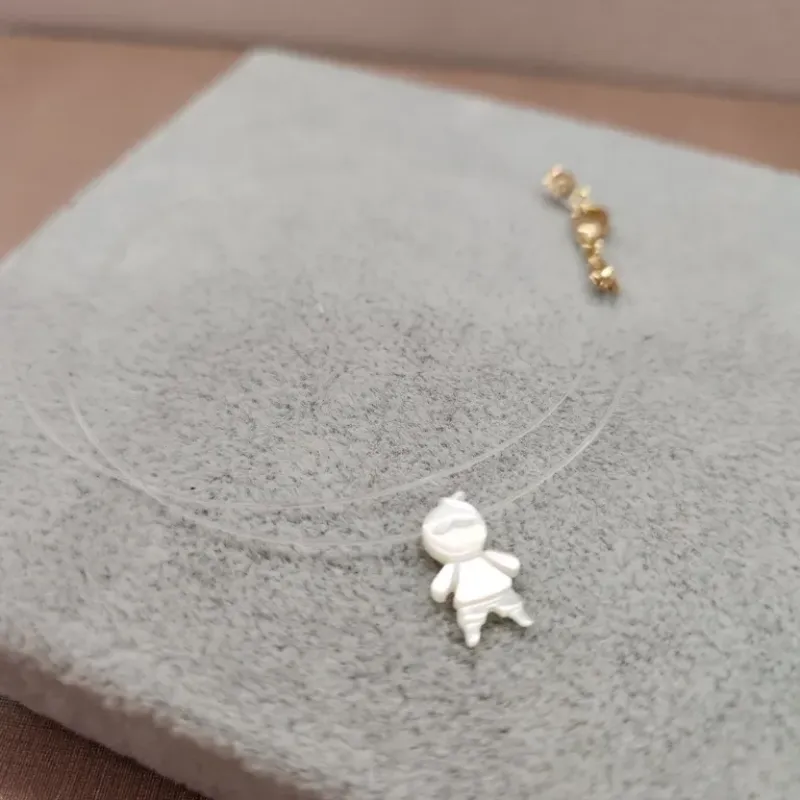 COLAR OURO INV MENINO MADR