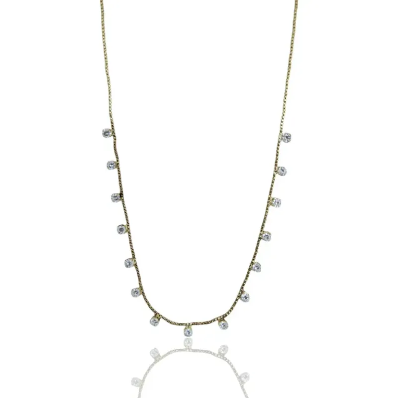 COLAR OURO PONTINHOS DE LUZ