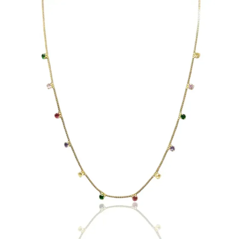 COLAR OURO PONTINHOS DE LUZ C