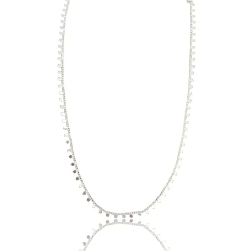 COLAR PRATA DISQUINHOS CHAP