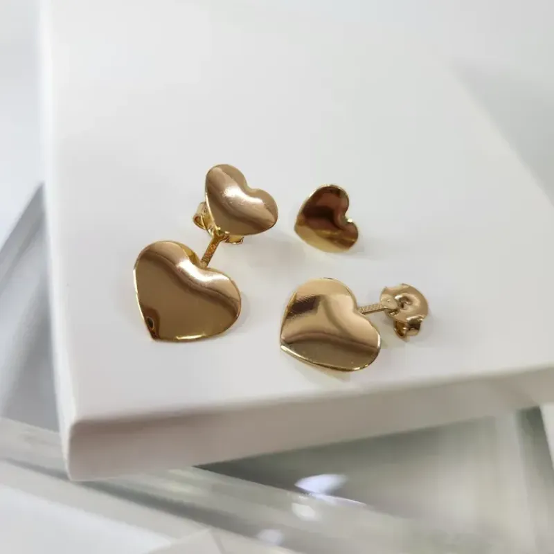 BRINCO OURO 2 EM1 CORAÇÃO