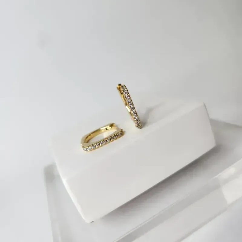 BRINCO OURO ARGOLA 3  Z G QUAD