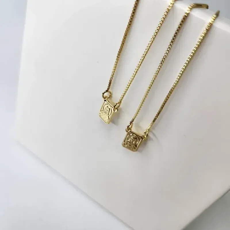 COLAR OURO ESCAPULÁRIO CLASSICO