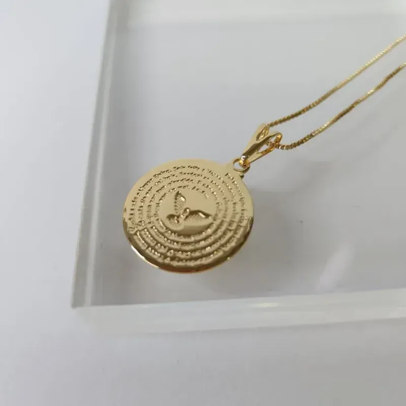 COLAR OURO PAI NOSSO