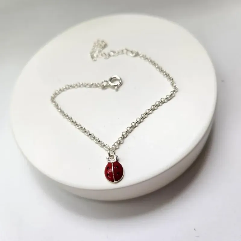 PULSEIRA PRATA INFANTIL JOANINHA