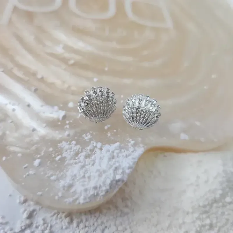 BRINCO PRATA SHELL ZIRC