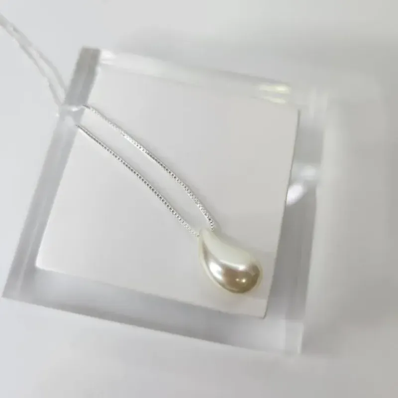 COLAR PRATA GOTA D ÁGUA