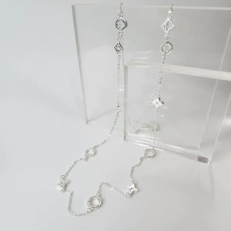 COLAR PRATA LONGO LOUIS DUAS VOLTAS