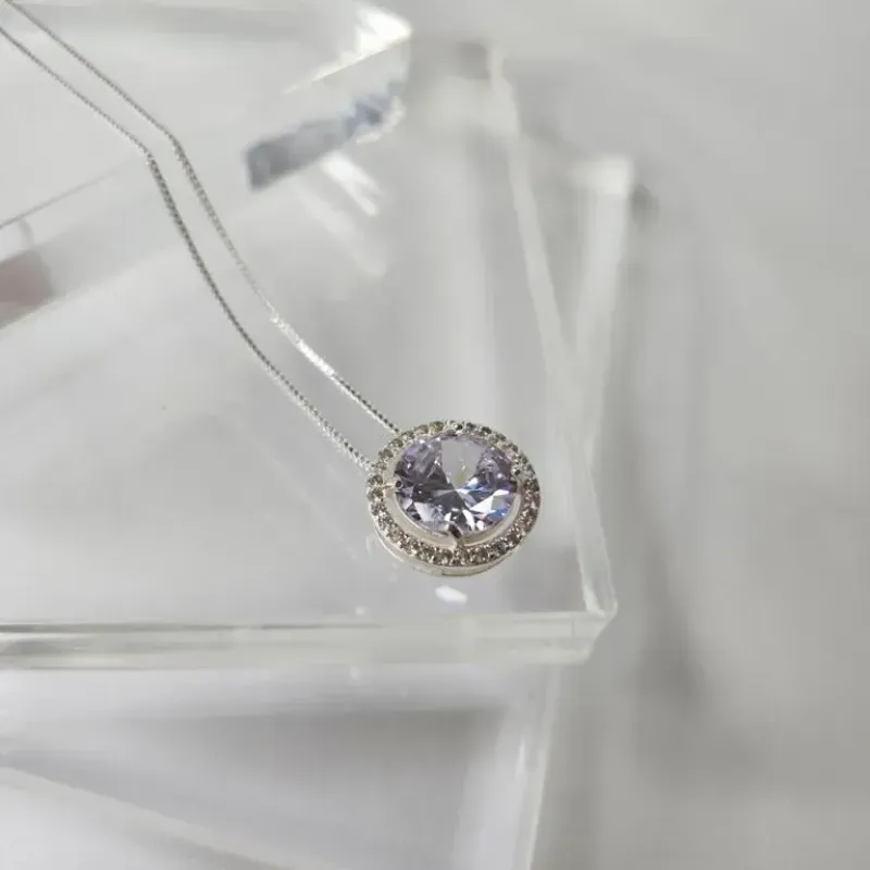 COLAR PRATA REDONDO LUXO