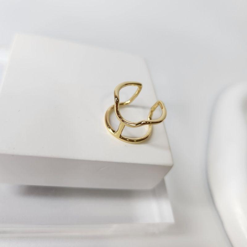 ANEL OURO DOIS FIOS FALANGE AJUSTÁVEL