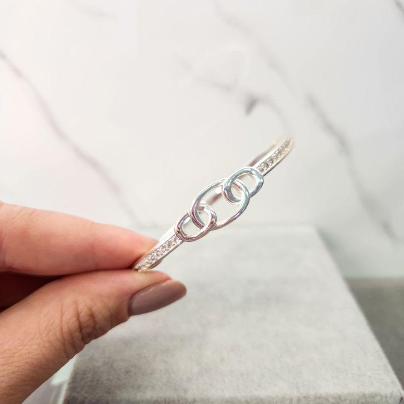 BRACELETE PRATA CORR ZIRC