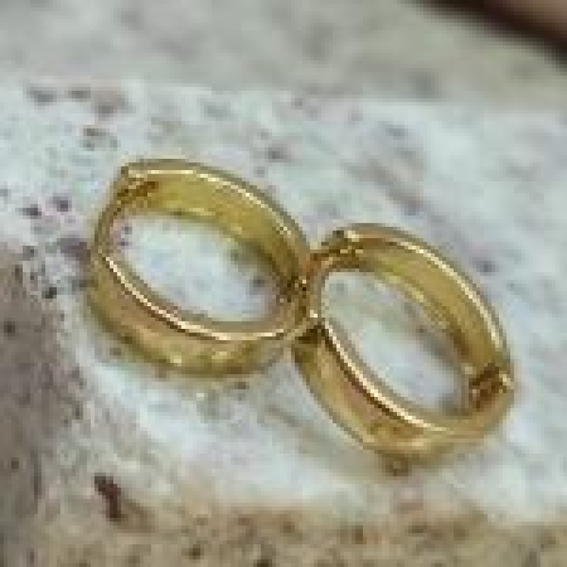 BRINCO ARGOLA OURO G CHAP L