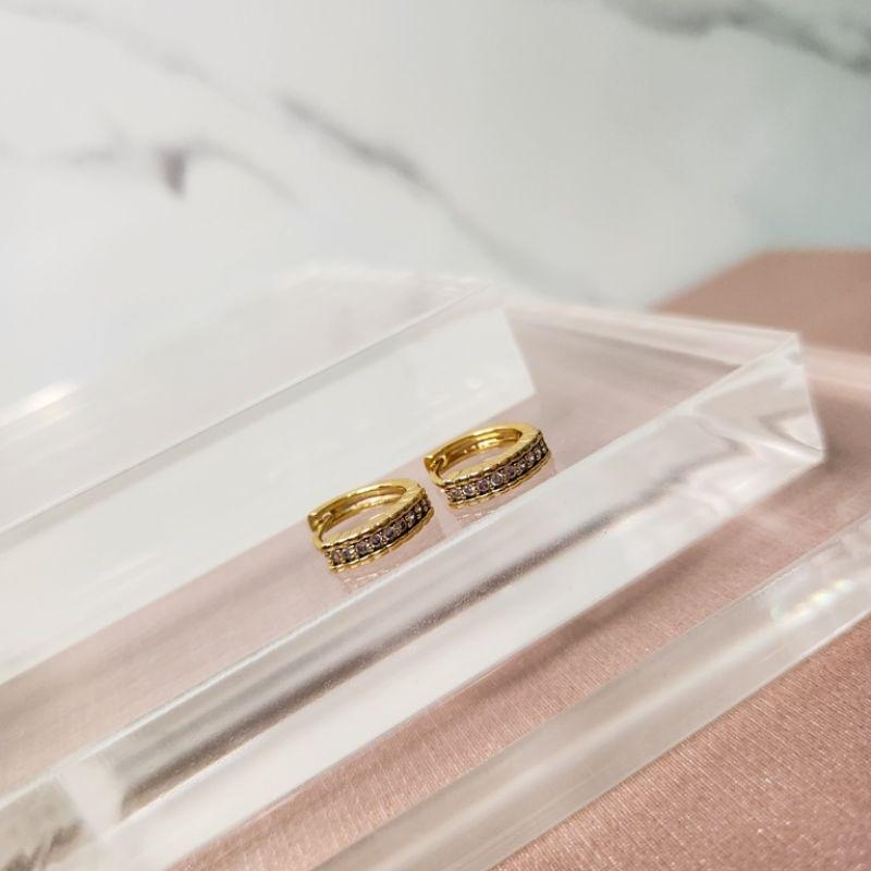 BRINCO ARGOLA OURO M OND Z