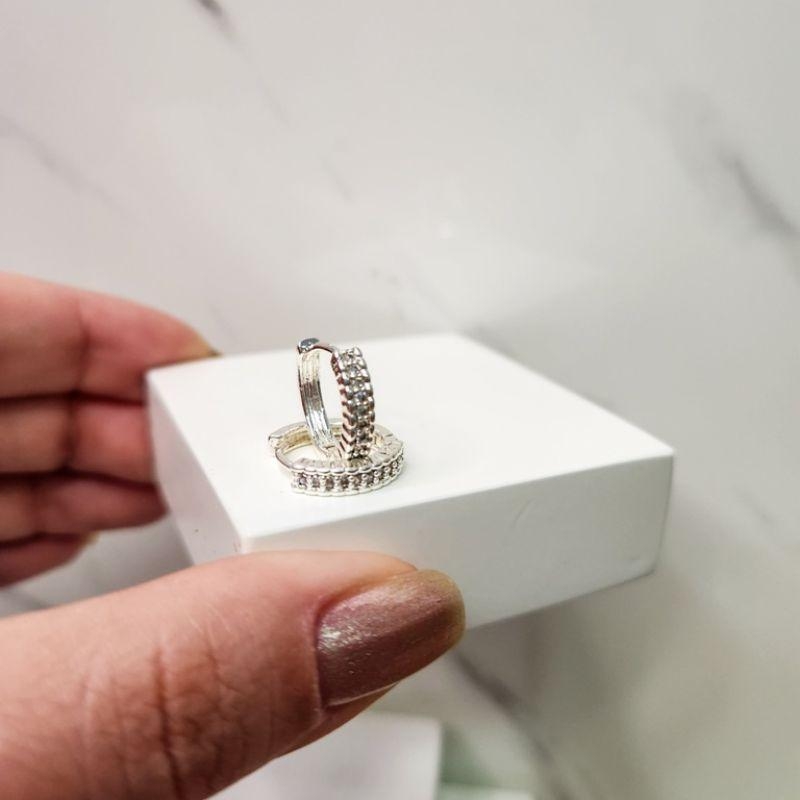 BRINCO ARGOLA PRATA G OND Z