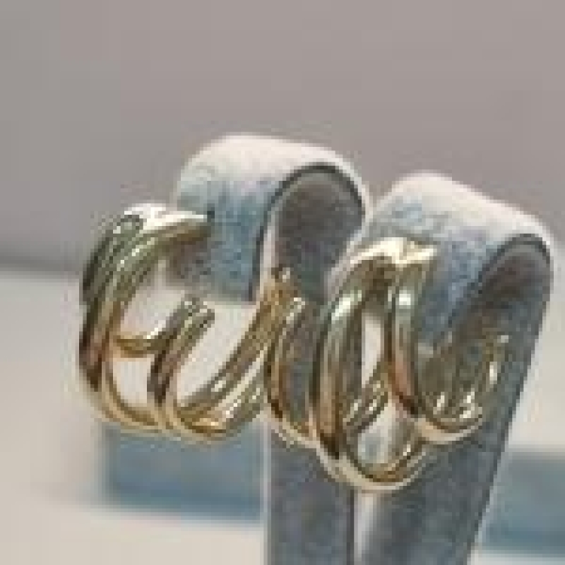 BRINCO OURO ARGOLA 3 VOLTAS	