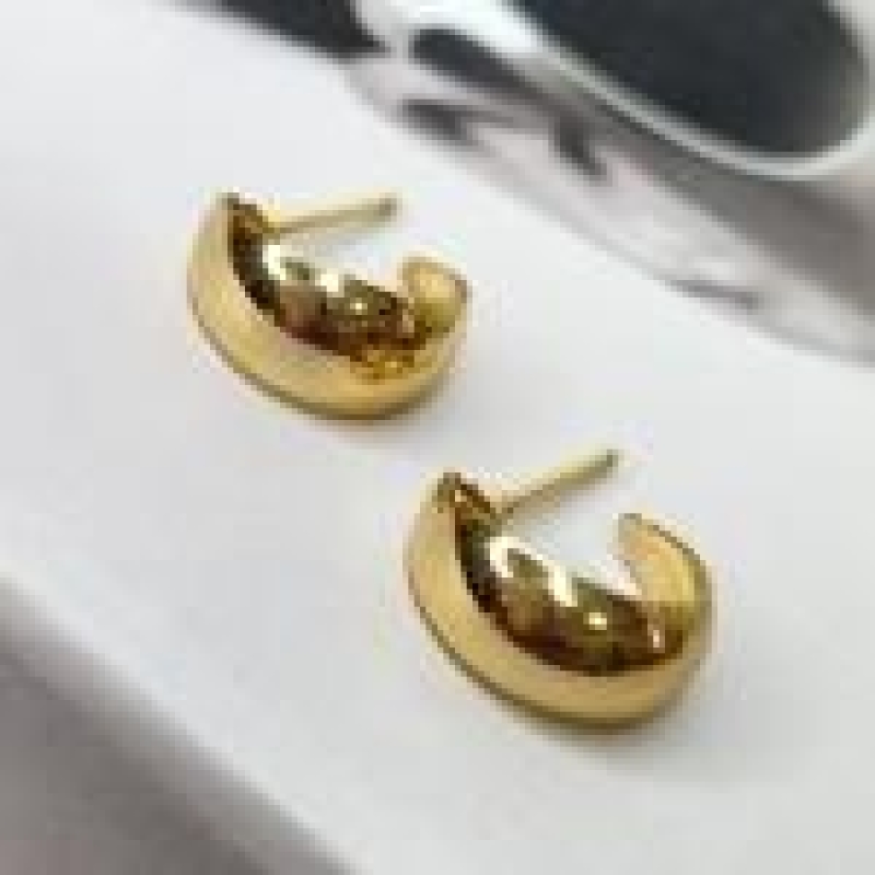 BRINCO OURO ARGOLA ABAULADA