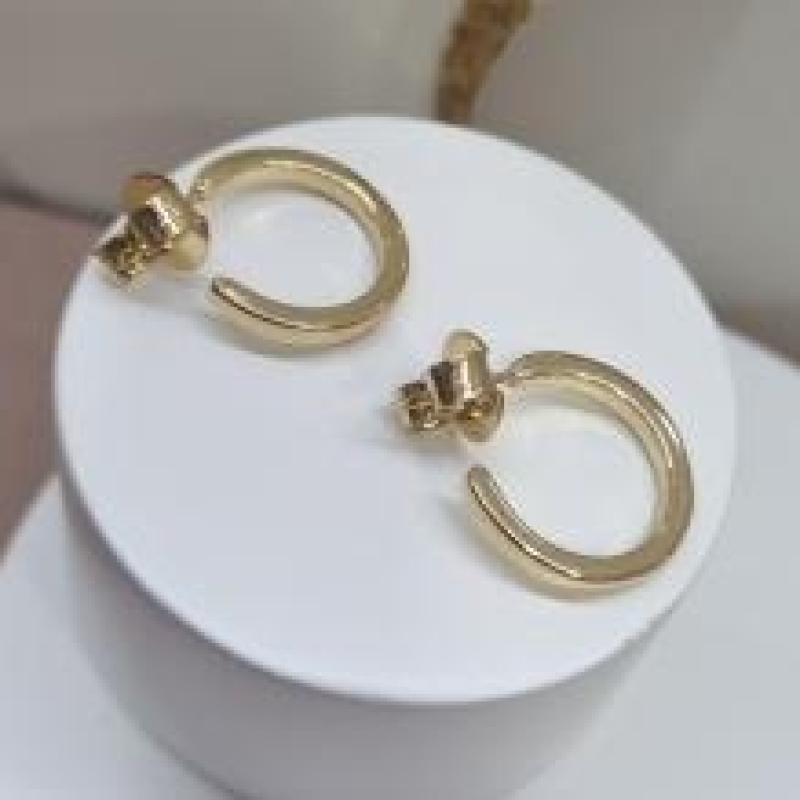 BRINCO OURO ARGOLA CHAPA P	