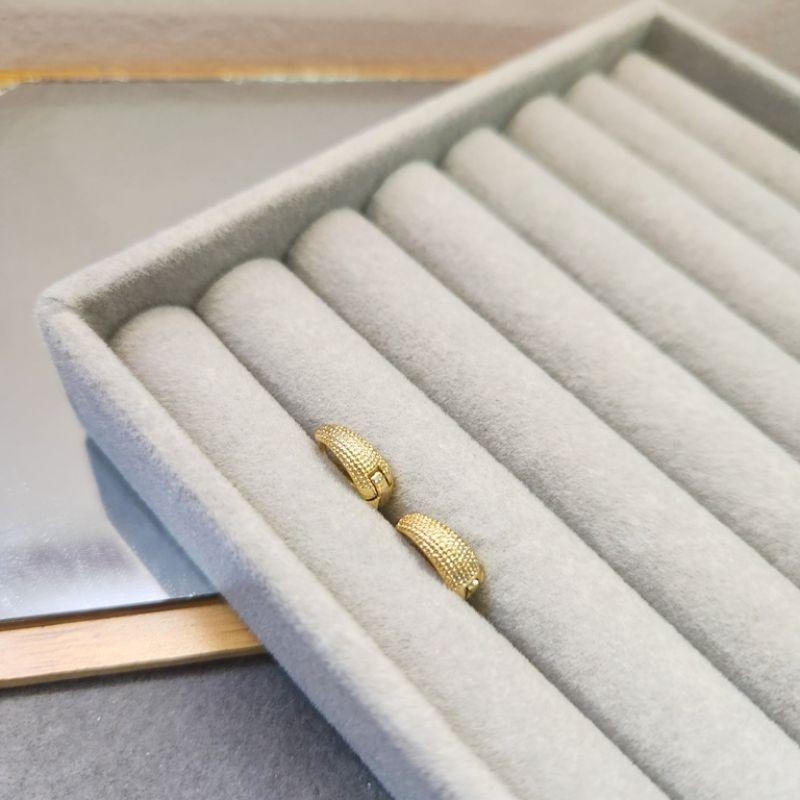 BRINCO OURO ARGOLA CRAQUELADA P