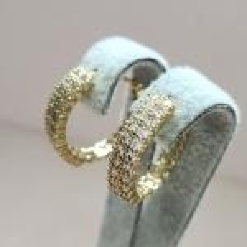 BRINCO OURO ARGOLA GROSSA GRANDE Z