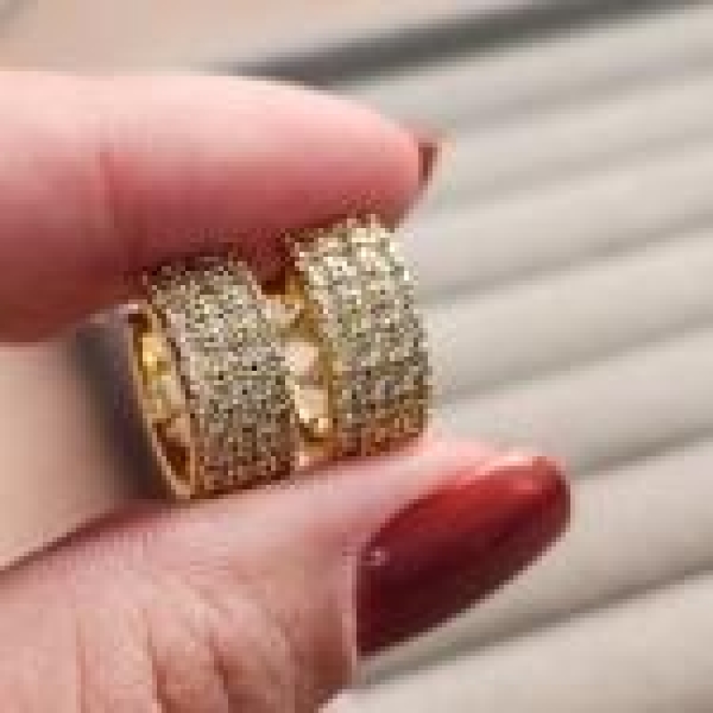 BRINCO OURO ARGOLA GROSSA MEDIA Z