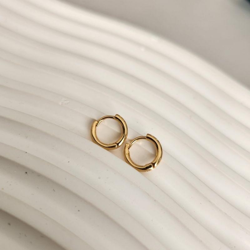 BRINCO OURO ARGOLA LISA M