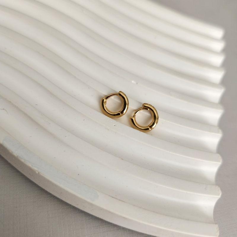 BRINCO OURO ARGOLA LISA P