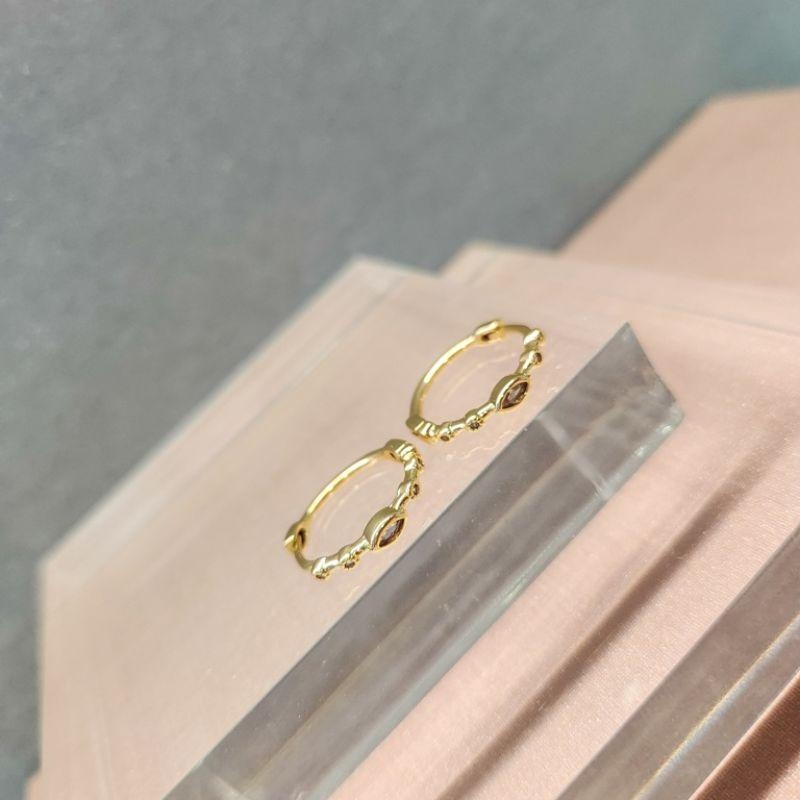 BRINCO OURO ARGOLA LOS PONTO G