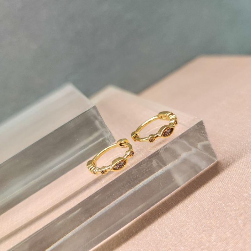 BRINCO OURO ARGOLA LOS PONTO M