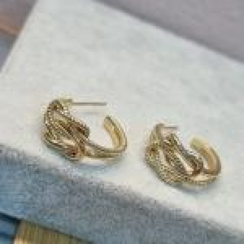 BRINCO OURO ARGOLA NÓ