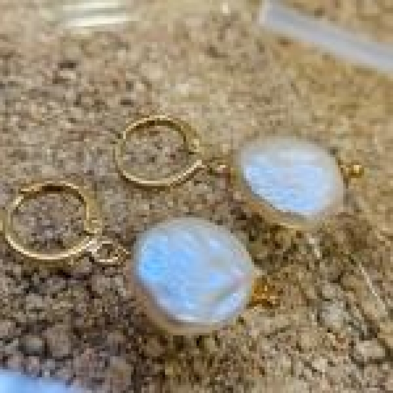 BRINCO OURO ARGOLA PÉROLA B