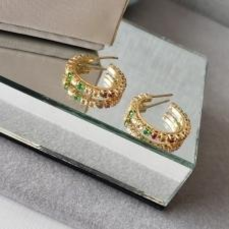 BRINCO OURO ARGOLA RAINB