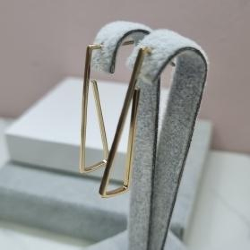 BRINCO OURO ARGOLA TRIANGU	
