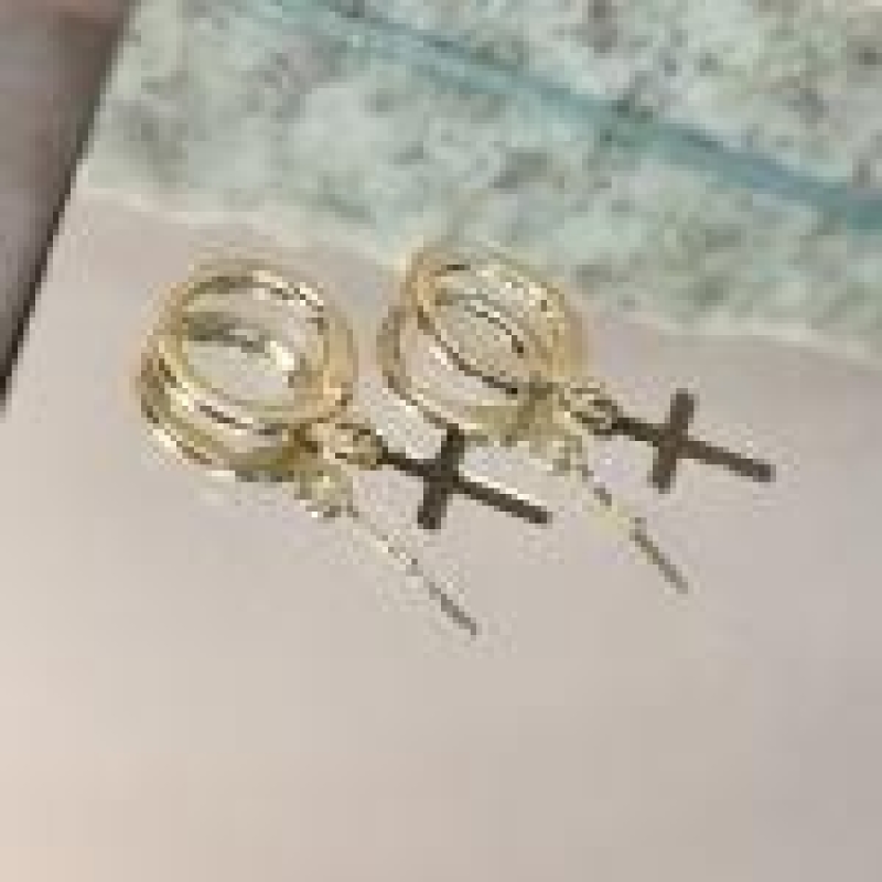 BRINCO OURO ARGOLINHA CRUZ	BO2313