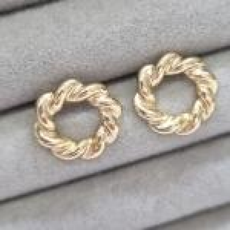 BRINCO OURO CIRC CROISSANT M	