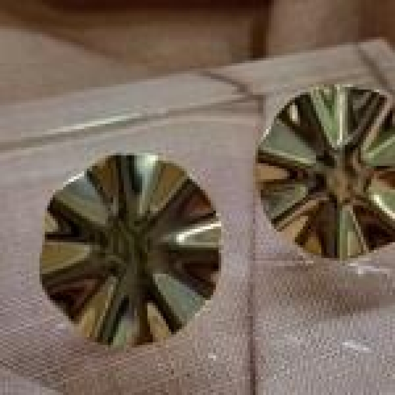 BRINCO OURO DISCO RAIOS	
